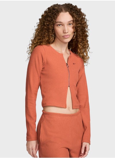 Buy Nsw Ribbed Cardigan Top in UAE