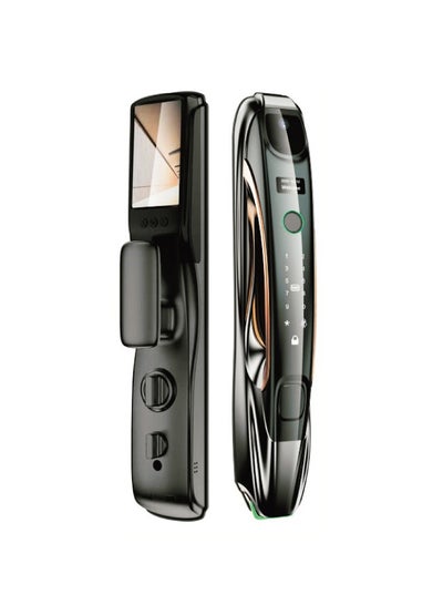 اشتري Smart Door Lock with Magic Eye Camera - Night Vision Fingerprint - Password - Phone APP - Card - Key في مصر