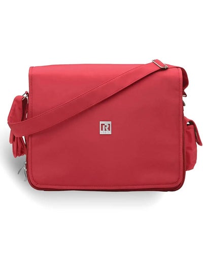 Buy Ryco Deluxe Everyday Messenger Bag-Red in Saudi Arabia