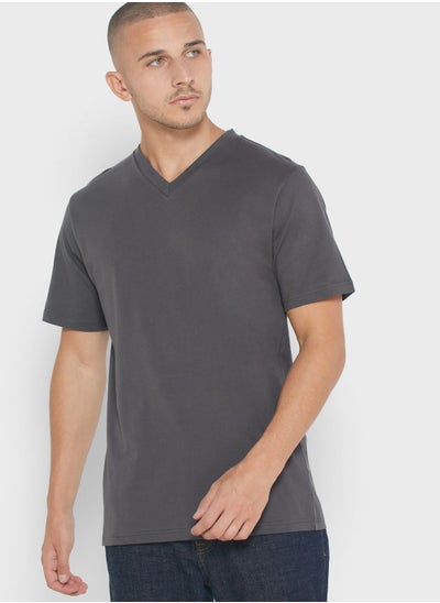 Buy Essential V Neck T-shirt in Saudi Arabia