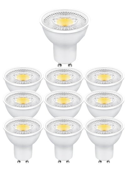 اشتري GU10 LED Bulbs10 Packs Warm White Non Dimmable Energy Saving Spotlight Bulbs Halogen LED Light Bulbs Equivalent 38° Beam Angle في الامارات