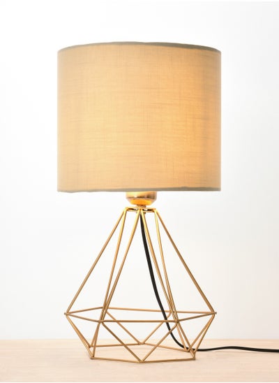 اشتري Diamond Fit Table Lamp - Gold في مصر