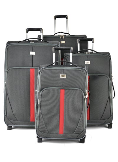 اشتري NEW TRAVEL soft Luggage set 4 pieces size 32/28/24/20  inch 2201/4P (4w) في السعودية