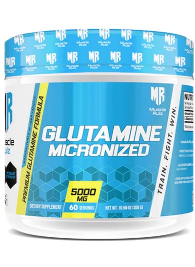 Buy Glutamine Micronized, 5000mg Unflavored, 300g, 60 Servings in UAE