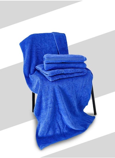 Buy Bath Towel Made of 100% Cotton Multi-Size in Saudi Arabia