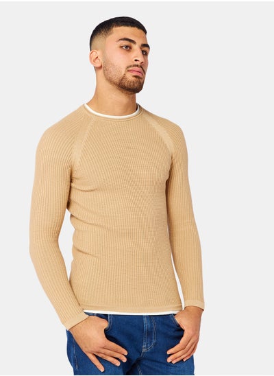 Buy Contrast Trim Pullover in Egypt