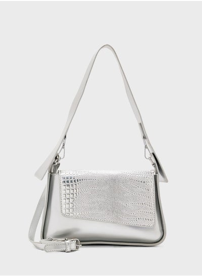 Buy Croc Detail Crossbody Bag in UAE