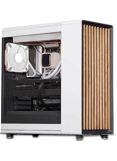 اشتري Gaming Pc Nanotech- Fractal North i9-13900k, 4090 gaming X 24GB, 32gb 5600 RGB, 2tb nvme, 1200w, 2fan liquid cooler في الامارات