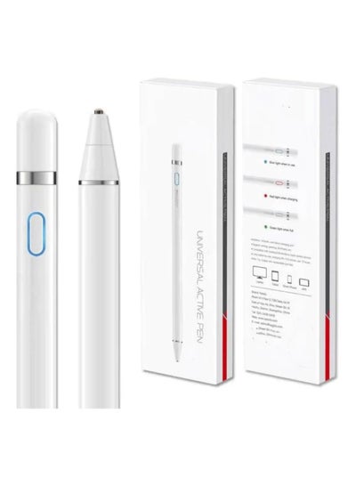 Buy Touch-sensitive Stylus Pen for Mobile and Tablet with Effective Capacity - White. Yesido.ST05, for Laptop in Egypt
