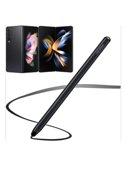 اشتري قلم S Pen لهاتف Samsung Galaxy Z Fold 4/Z Fold 3، بدون شحن وحساسية عالية، قلم S Pen بديل لهاتف Galaxy Z Fold 4/Galaxy Z Fold 3 (أسود) في الامارات