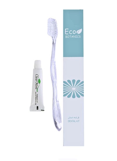 Buy Bulk Set Disposable Hotel Toothbrush with Toothpaste Dental Kit ?( pack of 150 ) in UAE