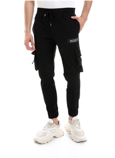 Buy White Rabbit Knees Pockets Printed Men Joggers in Egypt