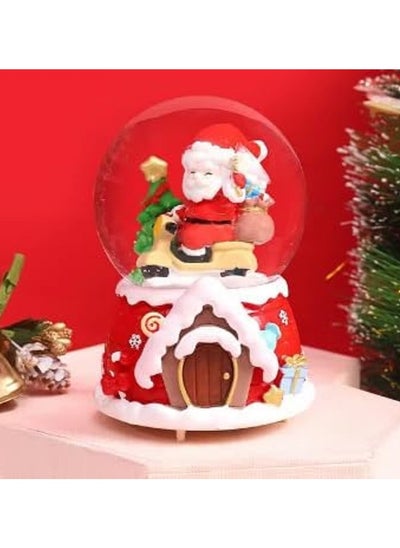 Buy Santa Claus Crystal Ball Music Box Creative Octave Box Birthday Gift in Egypt