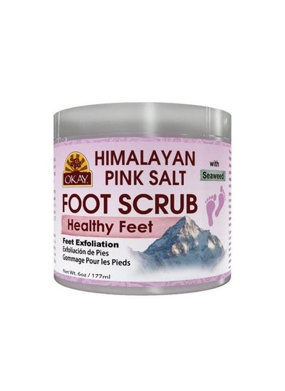 Buy Himalayan Pink Salt With Seaweed Foot Scrub 6 Ounce in UAE