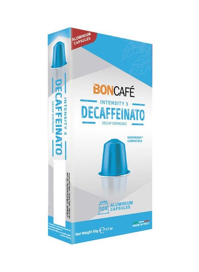 Buy Decaffeinato Nespresso Compatible Coffee Capsules 50 Grams in Egypt