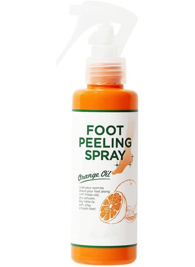 اشتري Foot Peeling Spray Natural Orange Essence, Pedicure Hands Dead Skin, Exfoliating Foot Moisturizing Hydrating Nourish Peel off Spray, Remove Dead Skin and Calluses on Feet في الامارات