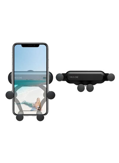 اشتري Universal Car Mount Holder 360 Degree Rotatable Gravity Phone Holder for Mobile Phones with Widths from 67 to 86mm /Model F1908 /Black في الامارات