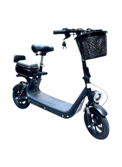 Buy Scooter with large basket - powerful 48V battery and practical design with integrated features in Saudi Arabia