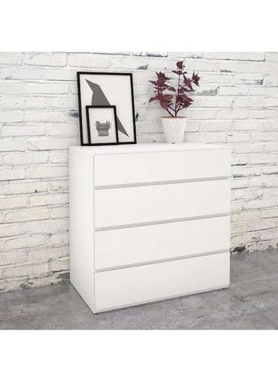 Buy Sleek White MDF Unit Drawers by Alhome - 110113066 81x82 cm in Saudi Arabia