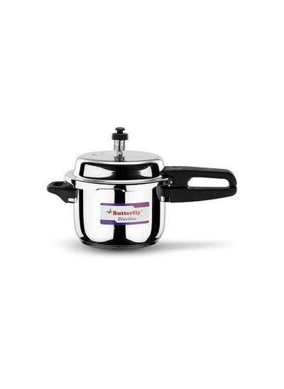 Buy Butterfly Blue Line Stainless Steel Pressure Cooker, 3 Litre in UAE