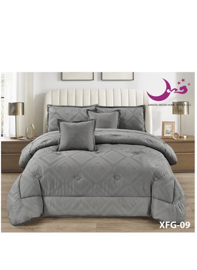 Buy Quilt Set for a king-size Bed for Two People Consisting of 6 Distinctive Pieces Size 240 x 260 cm. in Saudi Arabia