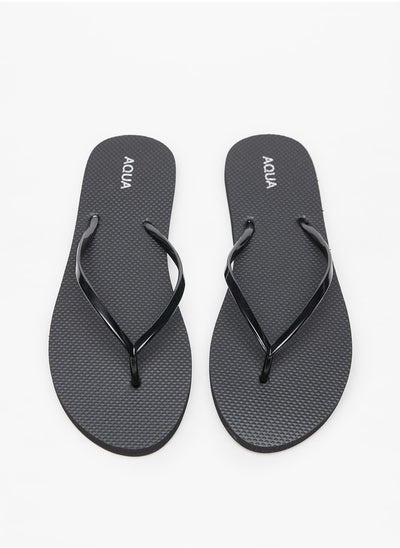 Buy Women's Textured Thong Slippers in Saudi Arabia