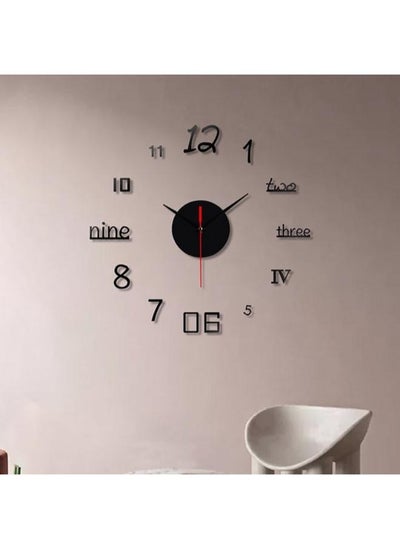 Buy Mix numbers style 3D Wall Clock in Egypt