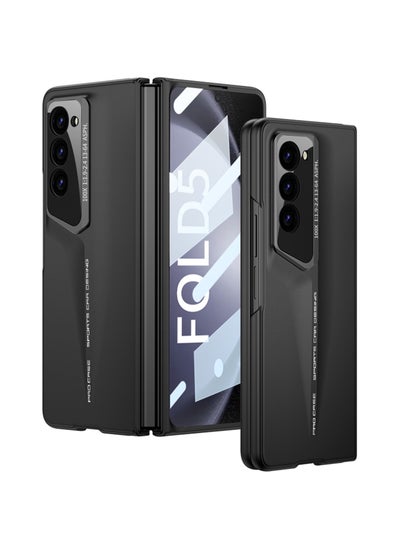 Buy LEEKA Ultra Slim New Sport Car Design Fiber Back Cover Luxury Blade Camera Protection case for Samsung Z Fold 5 (Black) in UAE