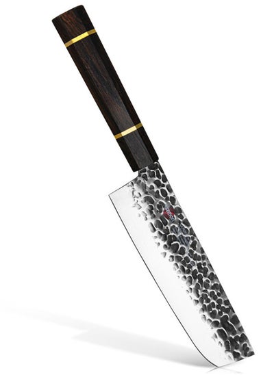 اشتري 7" Japanese Cleaver Nakiri SAMURAI BOKUDEN 18cm(steel AUS-8) في الامارات