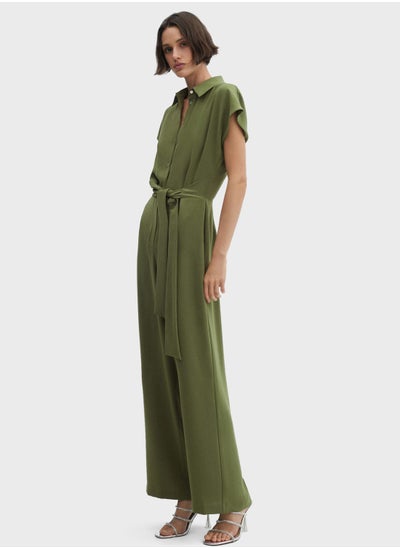 Buy Tie Detail Jumpsuit in UAE