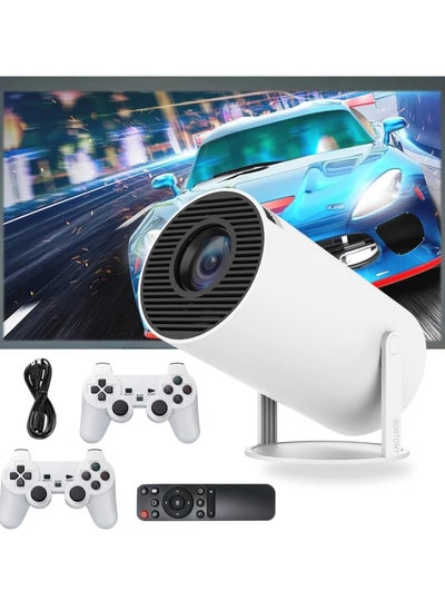 اشتري Home Theater Mini Projector: 64GB Storage, WiFi 6, Bluetooth 5.0, and Retro Games في الامارات