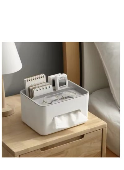 Buy Desktop Remote Control Storage Tissue Paper Box Car Mounted Home Bathroom Living Room Coffee Table Simple and Creative Multifunction in UAE