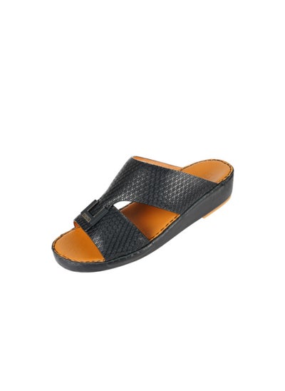 Buy 008-3502 Barjeel Mens Arabic Sandals  BSP1-01 Black in UAE