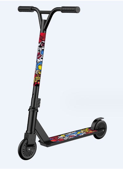 Buy Stunt Scooter–Professional Quality Advanced Trick Scooter for Ages 8+ Kids, Teens and Adults,Ramp Beginner Stunt Scooter, 110mm High Performance Wheels, Aluminum Deck with Boxed Edges in UAE