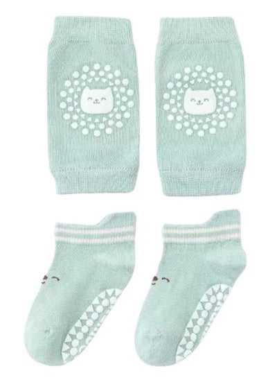 Buy Pikkaboo Soft Crawl Baby Crawling Set -Mint in UAE