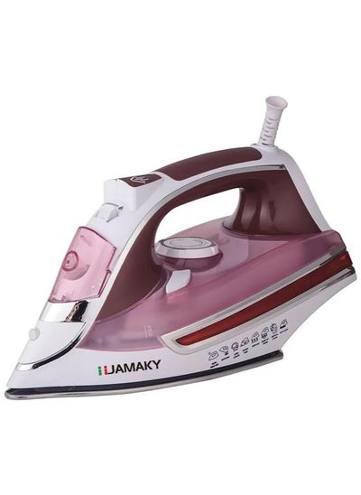 Buy Jamaki Steam Iron 2800W, Model JMK 1036, Color: Purple in Egypt