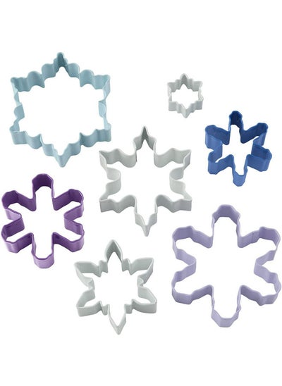 اشتري Wilton Snowflake Cookie Cutter Set 7-Pieces في الامارات