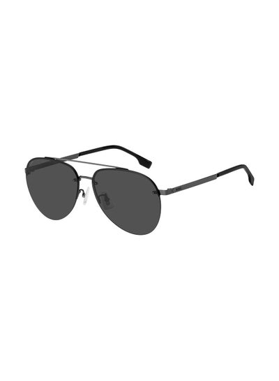 Buy Men's UV Protection Pilot Sunglasses - Boss 1537/F/Sk Dkrut Blk 62 - Lens Size: 62 Mm in Saudi Arabia