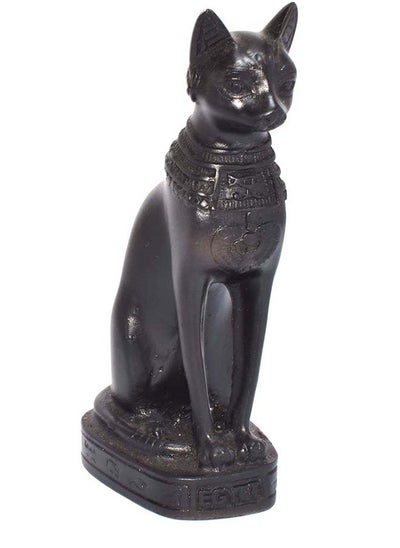 Buy immatgar pharaonic Decorative Egyptian Cat Bastet Statue ancient Egyptian souvenirs gifts handmade Home decor collectibles Sculptures  (Shape1 - Black - 13 CM Height) in Egypt