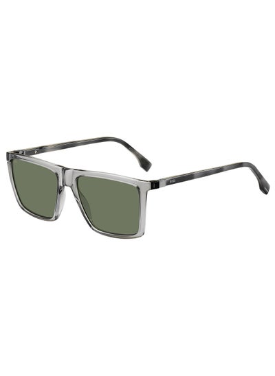 Buy Men's UV Protection Rectangular Sunglasses - Boss 1490/S Grey Millimeter - Lens Size: 56 Mm in UAE