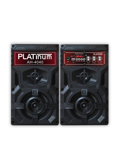 Buy Platinum Subwoofer with Bluetooth - Memory Card port - USB port And Remote Model AH-4040 in Egypt