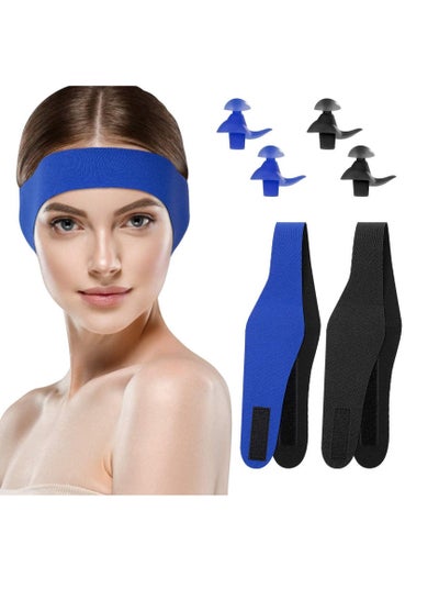Buy Swimming Headband Best Design Ear Band to Protect Swimmer Ears, Doctor Recommended to Keep Water Out and Earplugs in, Neoprene Adjustable in Saudi Arabia