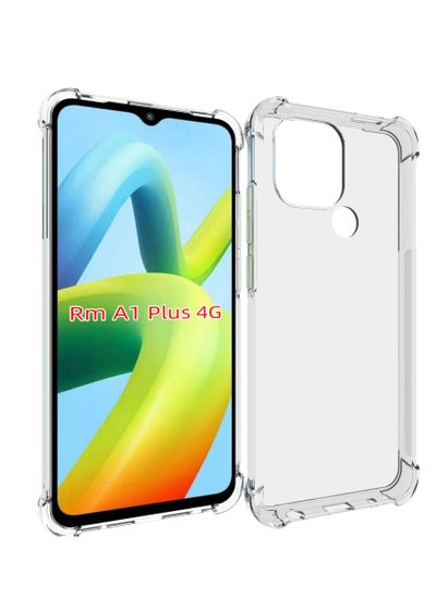 Buy Shockproof Protection Phone Case for Xiaomi Redmi A1 plus Clear in Saudi Arabia