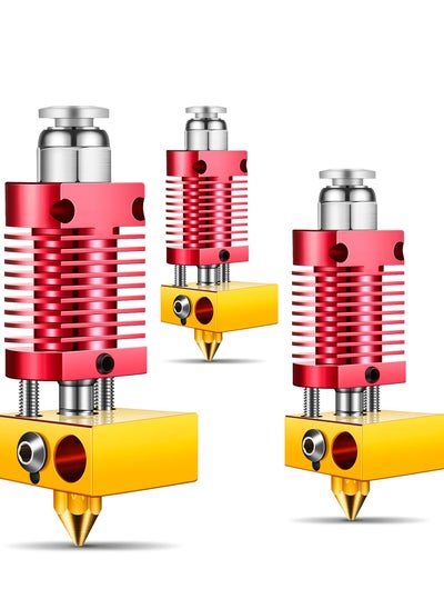 اشتري Metal Hotend 3D Printer Nozzles, Hardened Steel Tool High Temperature Pointed Wear, Resistant with CR-10 / CR10 / CR10S / Ender 2 / Ender 3 Ender 5 Printers في الامارات