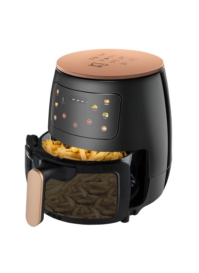 اشتري Digital Air Fryer, 1400W, 4.5L, 6 Presets, Crispy and Healthy Cooking, Rapid Air Technology & Led Display, Best for Frying, Grilling, Roasting, Baking, AF-1124 في السعودية