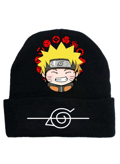 Buy Naruto Knitted Cartoon Printed Hat in Saudi Arabia