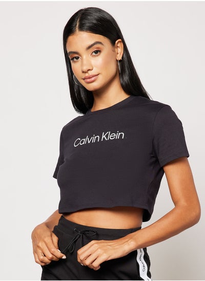 Buy Monogram Print Crop Top in UAE