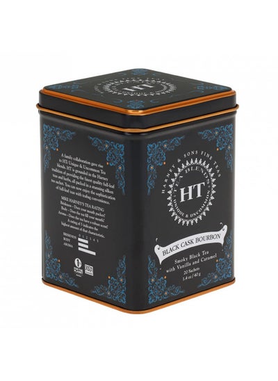 اشتري Harney & Sons Black Cask Bourbon Tea, 20 Sachets of Smoky Black Tea with Light Caramel Flavors في الامارات