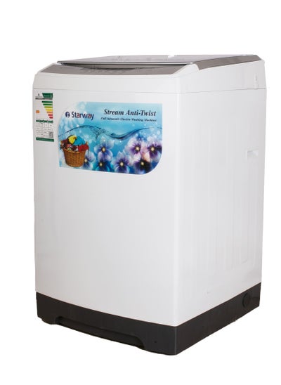 Buy Starway 12 Kilo Top Loading Automatic Washing Machine, Energy Saving Noiseless High Quality, Maximum Capacity, White in Saudi Arabia