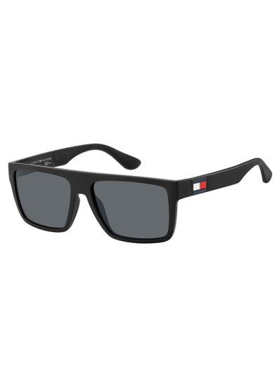 Buy UV Protection Rectangular Eyewear Sunglasses TH 1605/S       MTT BLACK 56 in UAE